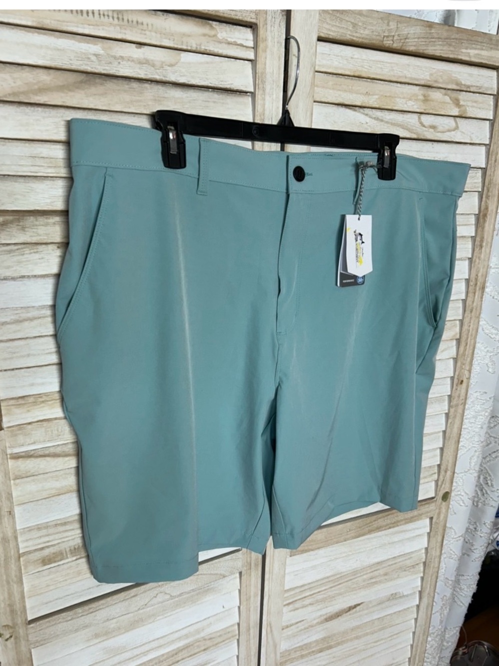 Men's Performance Stretch Shorts - Seafoam